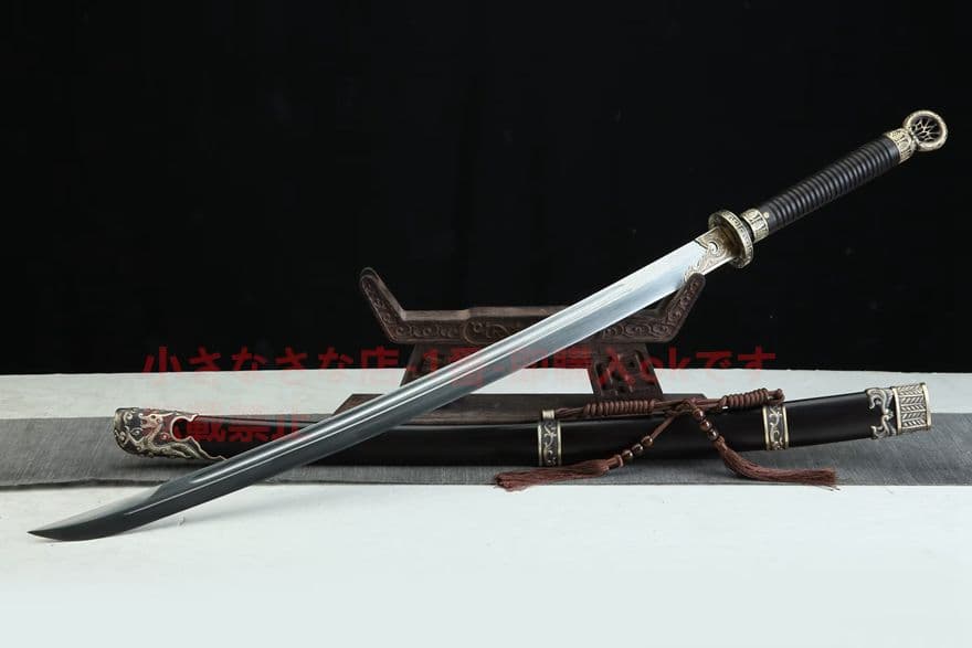 26寸定坤神刀（黒檀金）武具　刀装具　日本刀　模造刀 居合刀