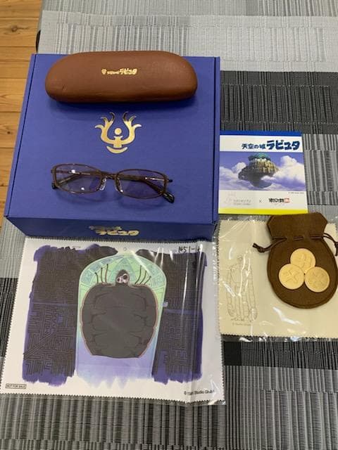 【スタジオジブリ】ムスカ大佐サングラス　天空の城ラピュタ　特典付き