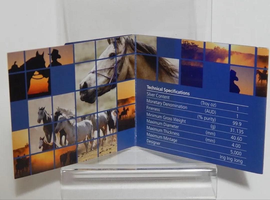 2014 オーストラリア ランドダウンアンダー ストックマン 1オンス銀貨