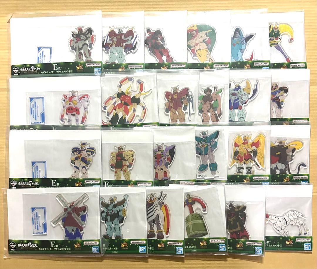 【24点セット】一番くじ Gガンダム E賞 アクリルスタンド 全24種コンプ