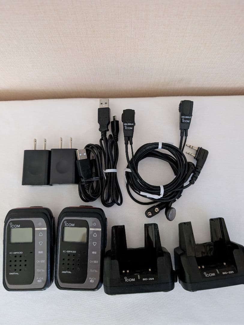 アイコム デジタル簡易無線機 登録局 IC-DPR30 イヤホン付 2台セット