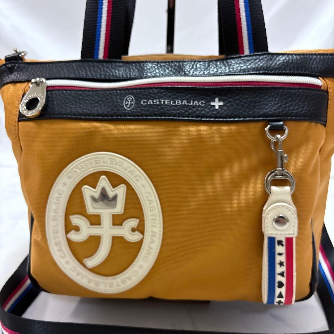 極美品 CASTELBAJAC ドビーII ショルダー トートバッグ 2WAY