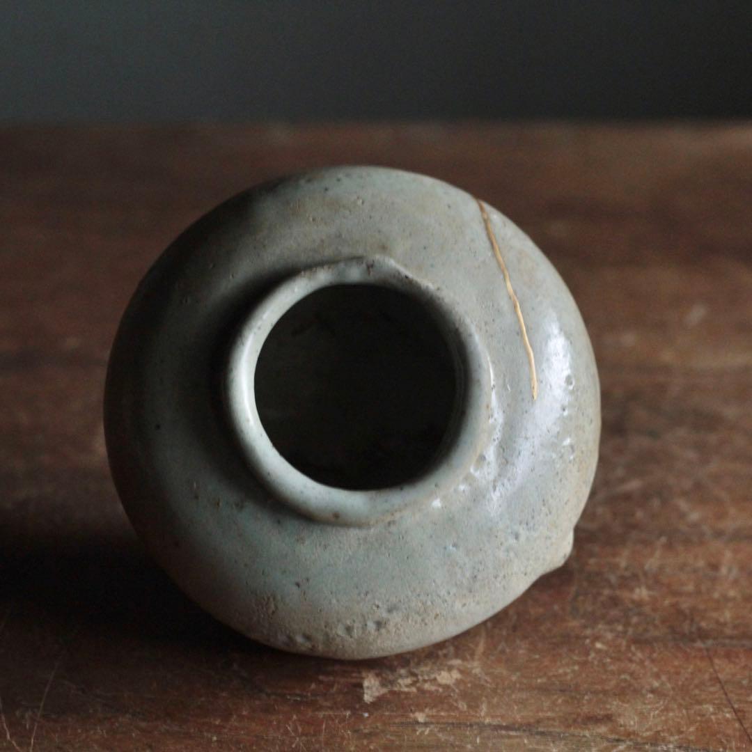 李朝 堅手 小壺 李朝壺 朝鮮美術 古美術 古道具 アンティーク 壺