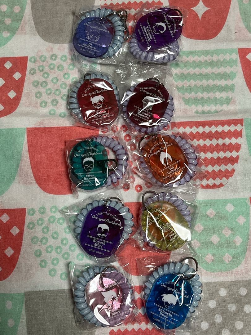 名探偵コナン 隻眼の残像　ロッカーキー風アクリルキーホルダーコレクション