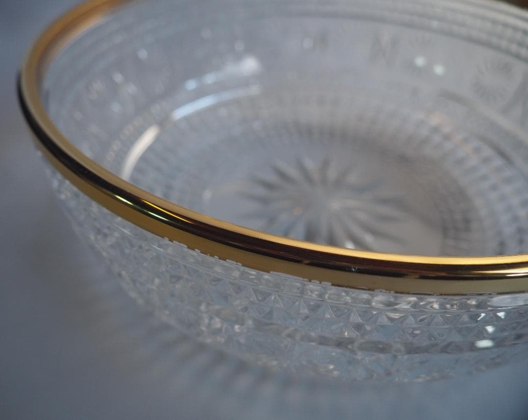 水崎長寿造『ギヤマン（義山）平水指』（共箱）