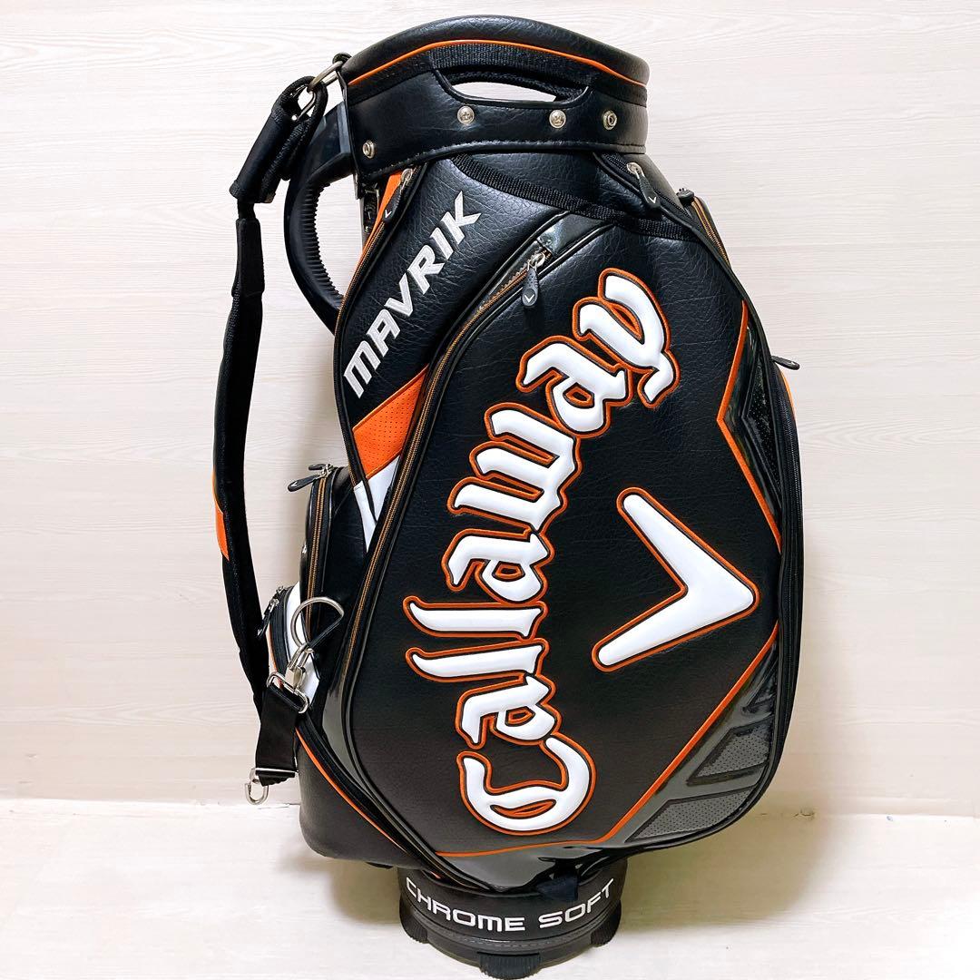 未使用級 キャロウェイ マーベリック キャディバッグ 9.5型 5分割 3点式