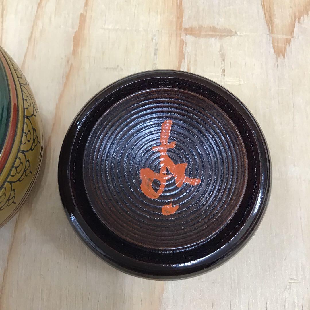 茶道具 莨入 独楽塗煙草入 葆光斎書付 川端近左 造 共箱 N209T