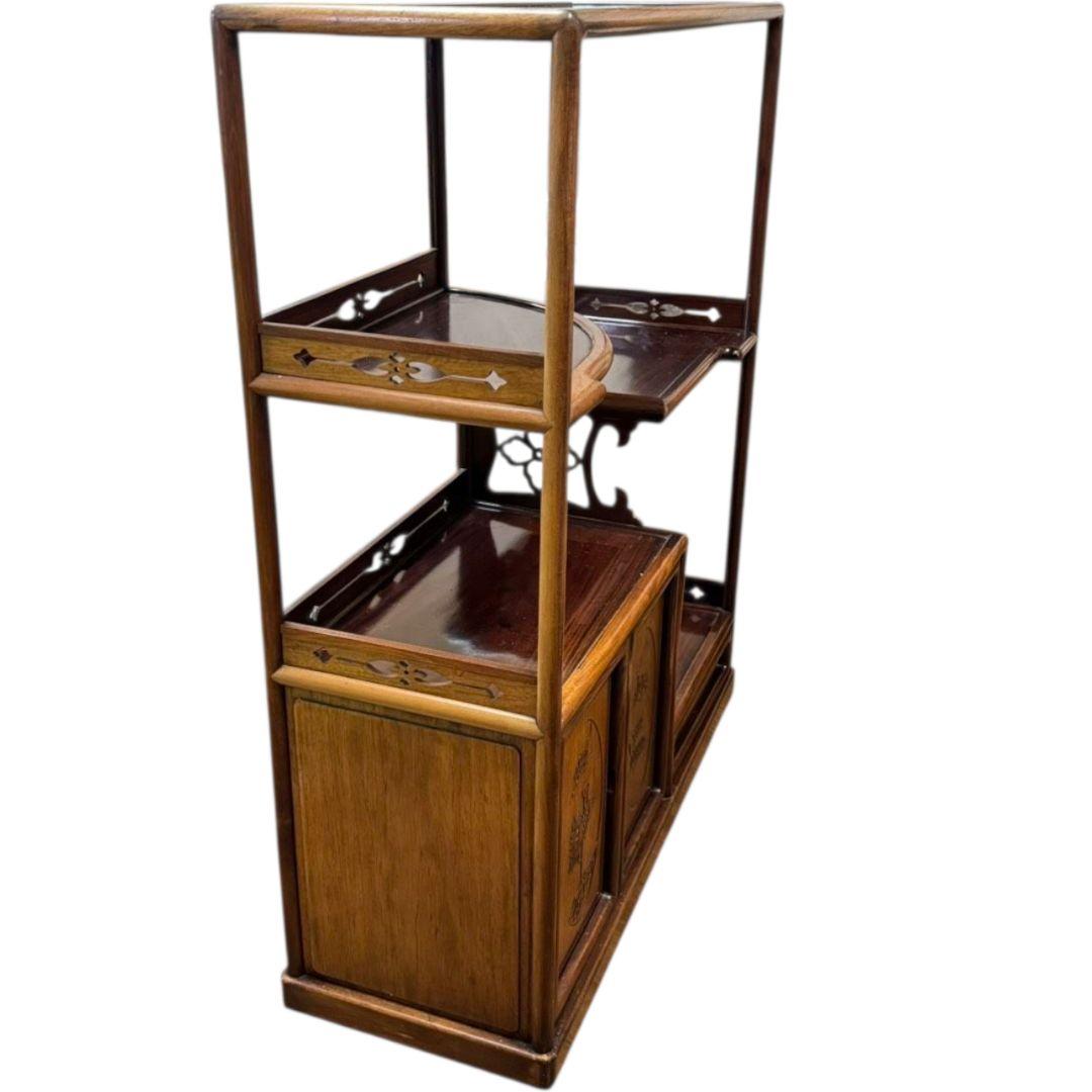 【希少】唐木家具 茶箪笥 レトロ アンティーク家具 古民具 古民家