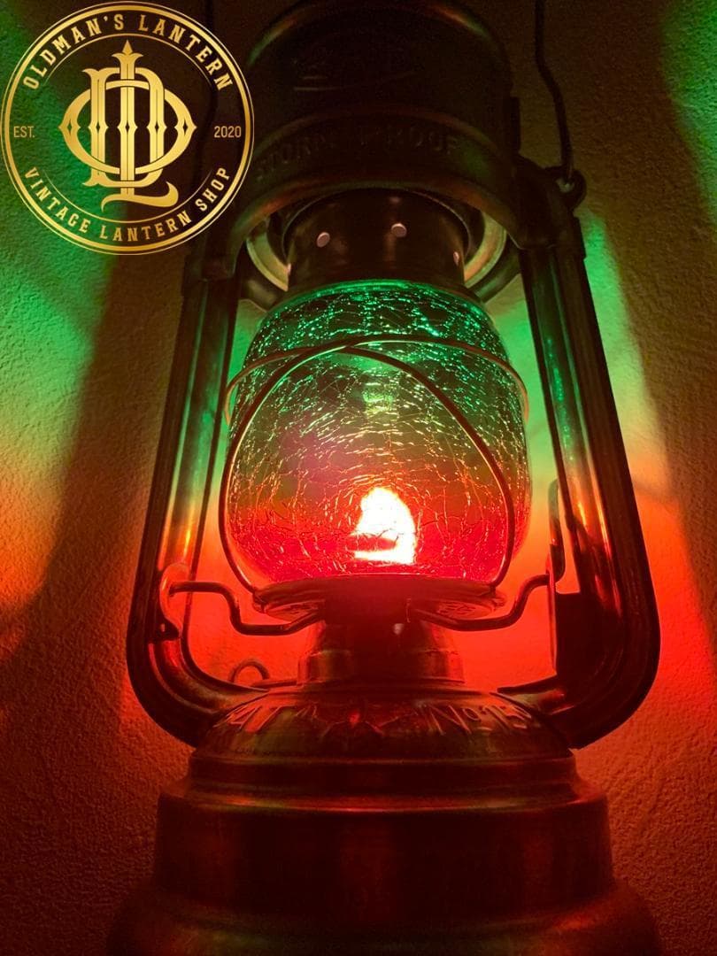 【限定】クラックグラス クラシックグリーン/アンバー Feuerhand276