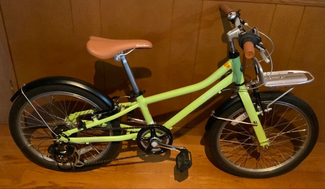 手渡限定asson 子供用自転車 16inchライムグリーン