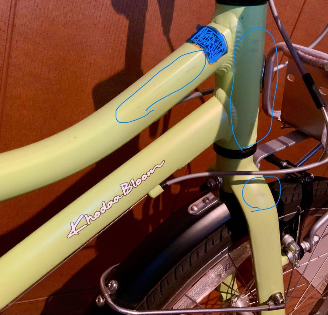 手渡限定asson 子供用自転車 16inchライムグリーン