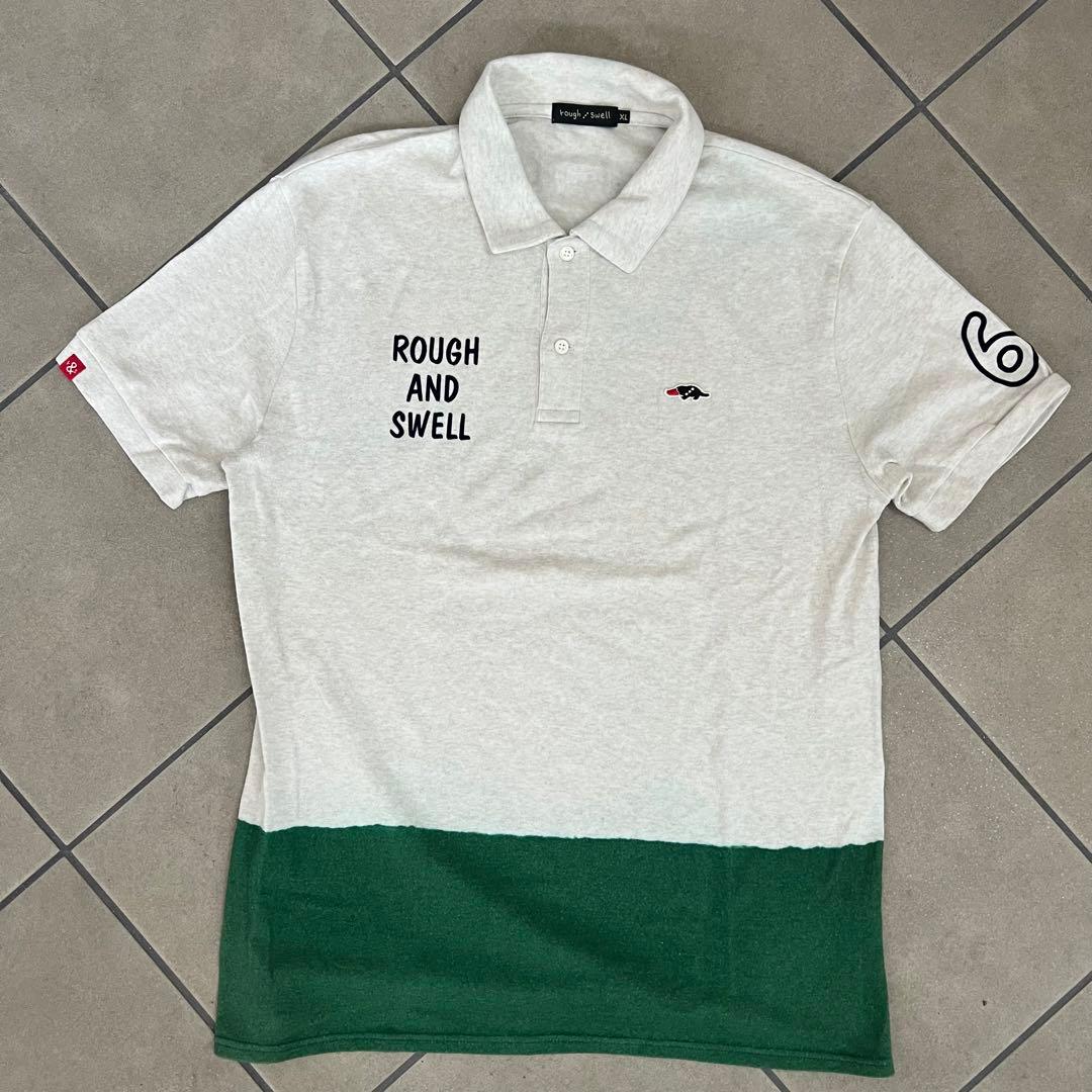 rough&swell ラフアンドスウェル　ポロシャツ　XL バイカラー　ゴルフ