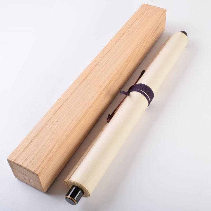 掛軸　前大徳　雪尾要道筆　一行書　「南無阿弥陀仏」　共箱　C　8467A