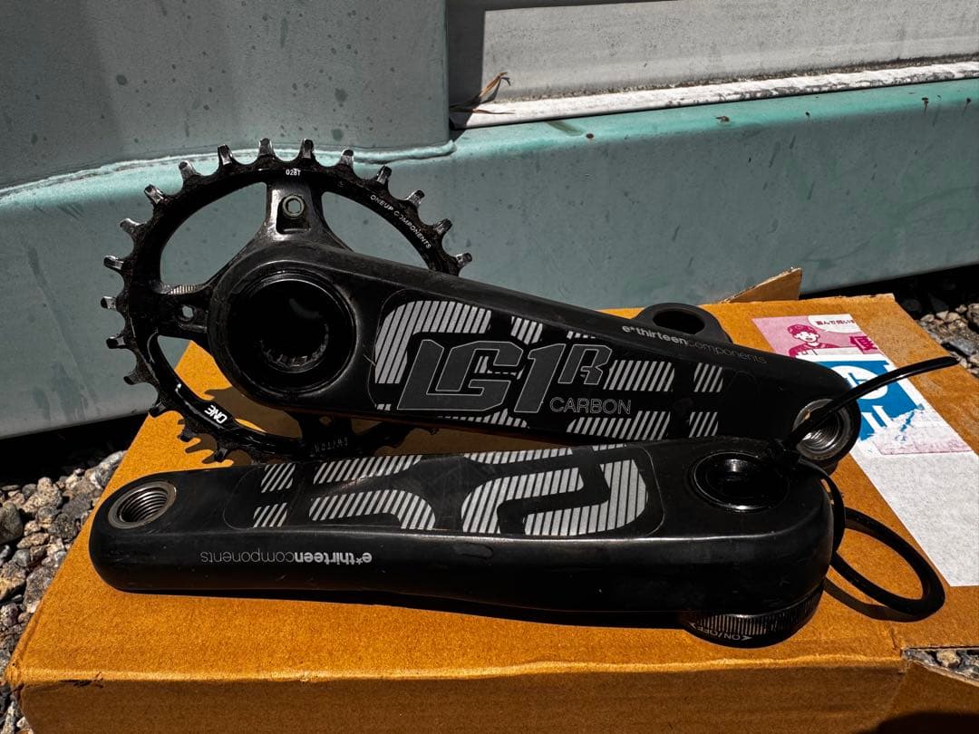 e thirteen LG1Rカーボンクランク MTB用 165mm 83mm幅