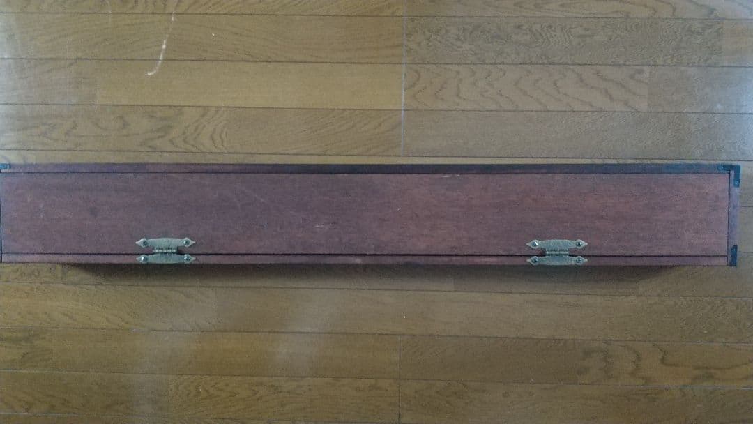 軍刀・儀礼刀サーベル(鞘無し)＋ 刀箱 (自作) ２点セット！