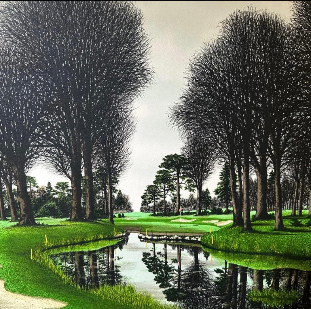 デペルト　真作保証　リトグラフ 美術品　ゴルフ場　　絵画