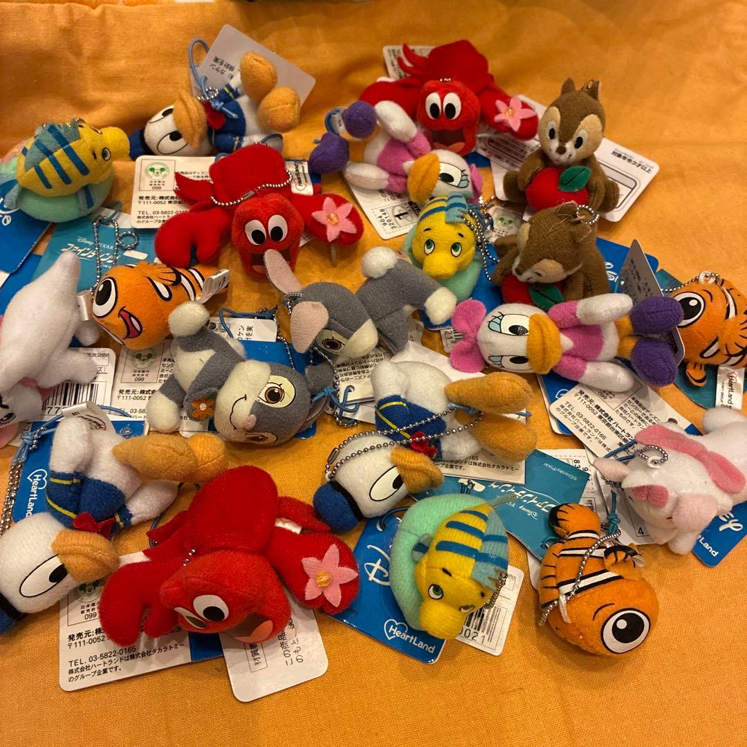 ディズニー　ミニマスコットキーチェーン　まとめ売り　20こ