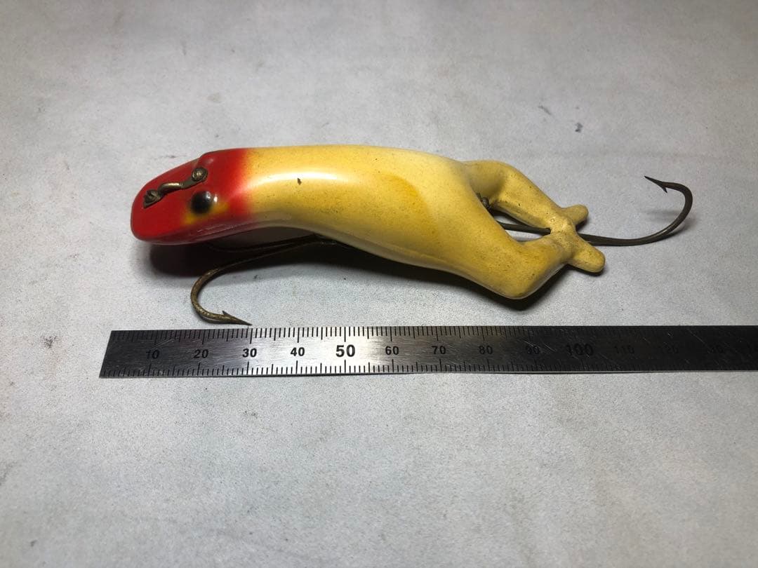 オールド ヘドン ルーニー フロッグ 5/8 レッドヘッド　珍品