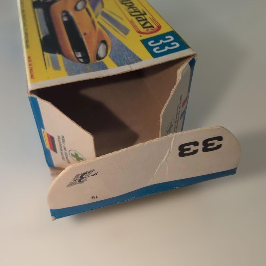 [美品・希少品]マッチボックスNo.33ランボルギーニ ミウラ P400 当時物