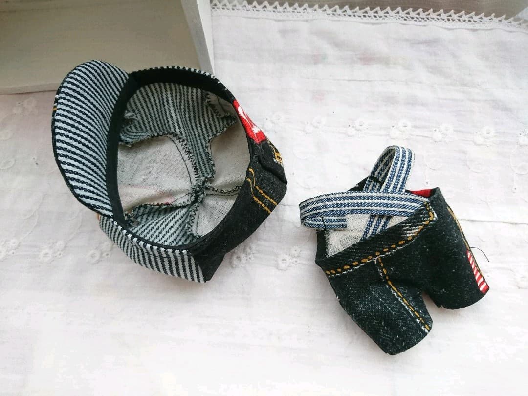 Kpop ぬいぐるみ 服 キャスケット＆サロペット