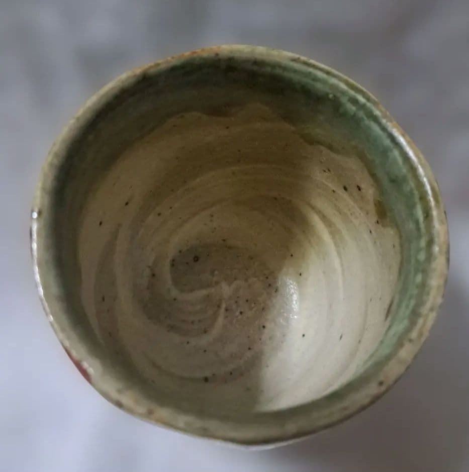 松崎健作 益子焼 織部湯呑