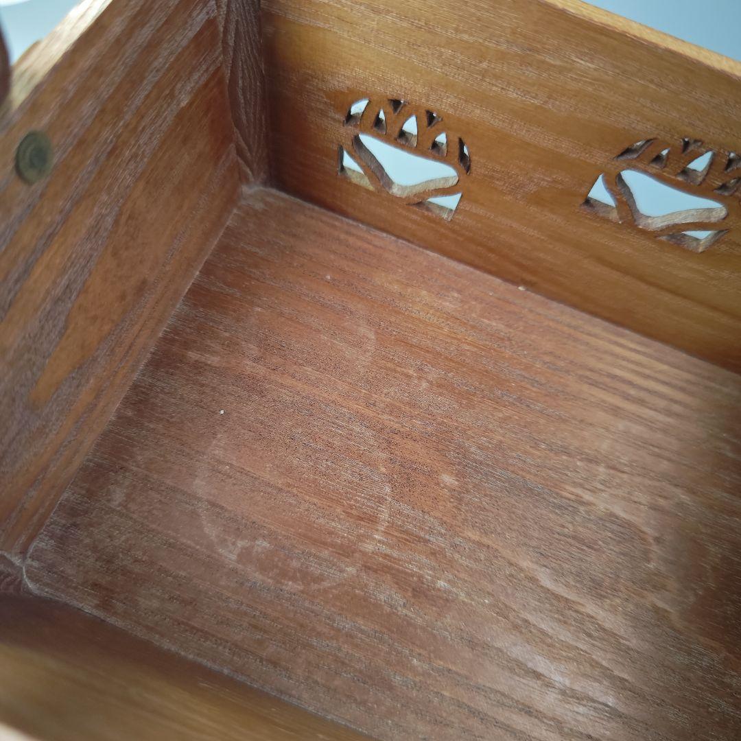 ウ320 煙草盆『大崎雄斉作』『鵬雲斎好桐透か桑手付　莨盆　莨入付　共箱』茶道具