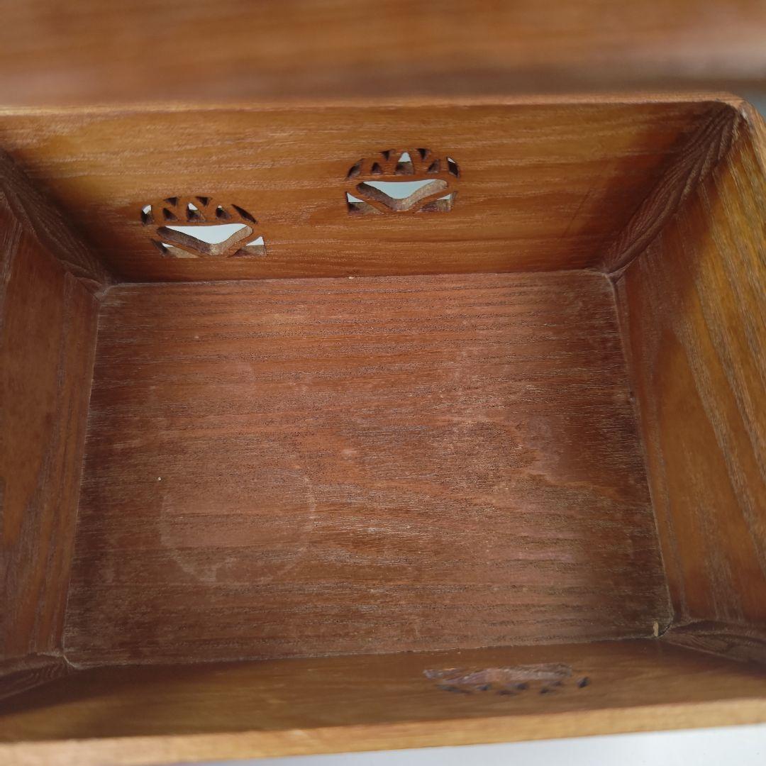 ウ320 煙草盆『大崎雄斉作』『鵬雲斎好桐透か桑手付　莨盆　莨入付　共箱』茶道具