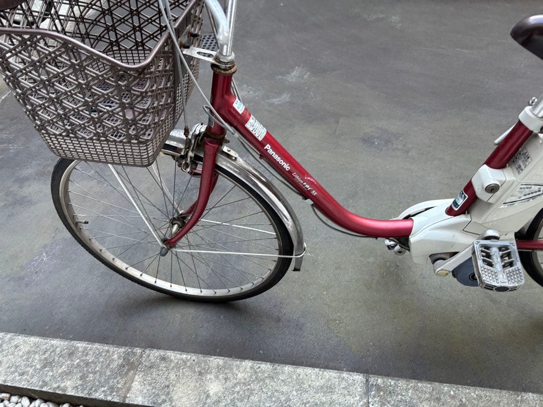 【引取り限定】パナソニック電動自転車 リチウムビビ 26型3段変速