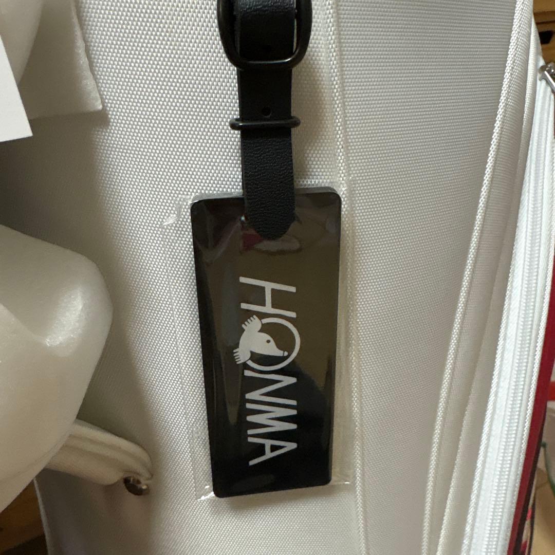 新品美品　本間ゴルフクラブバック　ホワイトブラック9インチCB1253 9