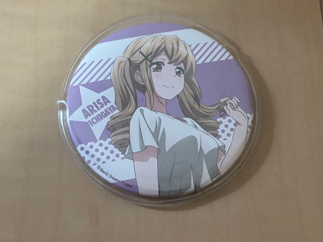 バンドリ　市ヶ谷有咲　OVA 缶バッジ　(缶バッジカバー付き）