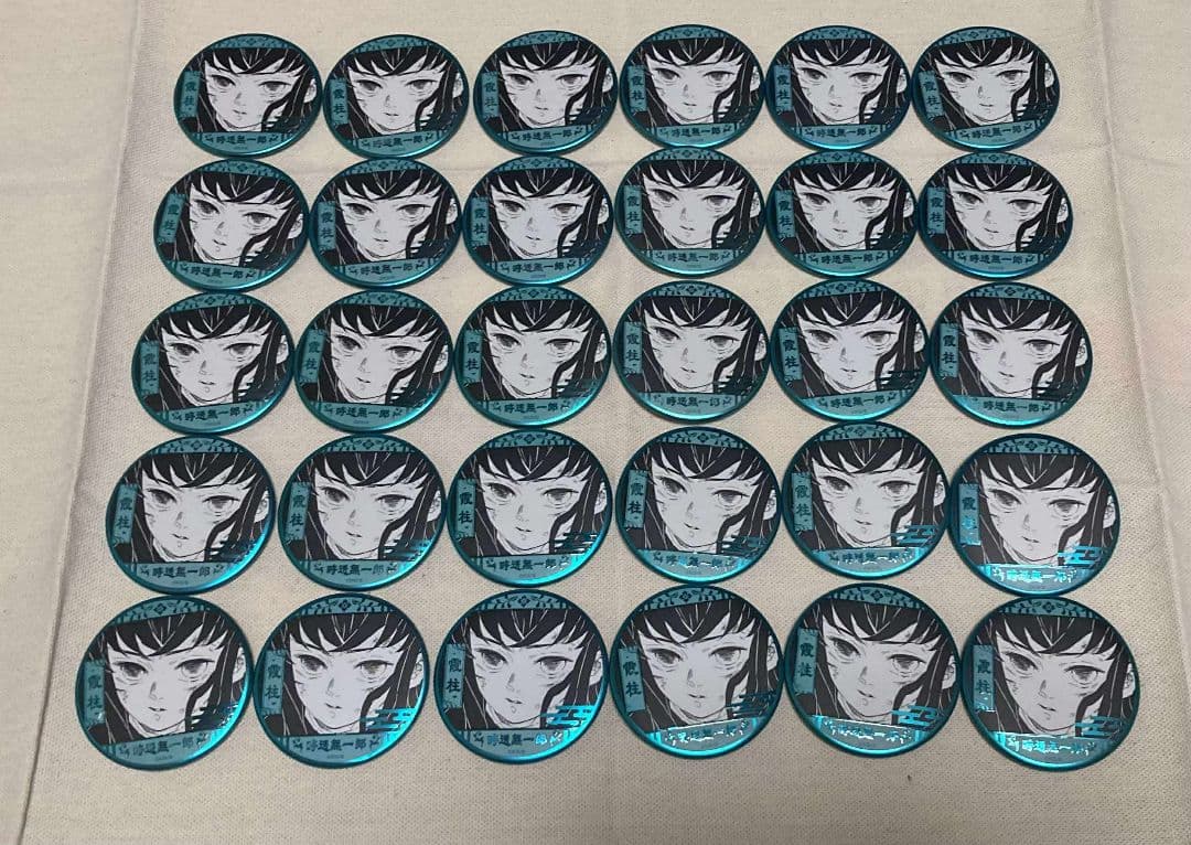 鬼滅の刃　原画展　デコレクション缶バッジ　第2弾　時透無一郎 30セット