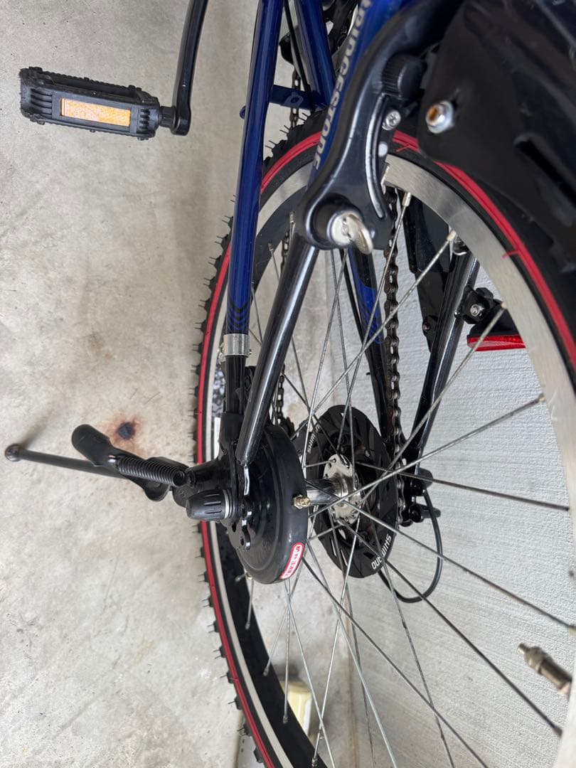 埼玉県北部取引限定 ブリヂストン EX26 ブルー&ブラック 22インチ