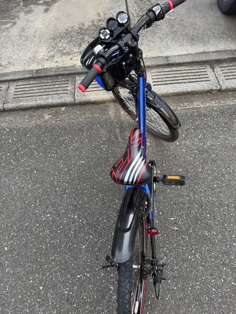 埼玉県北部取引限定 ブリヂストン EX26 ブルー&ブラック 22インチ