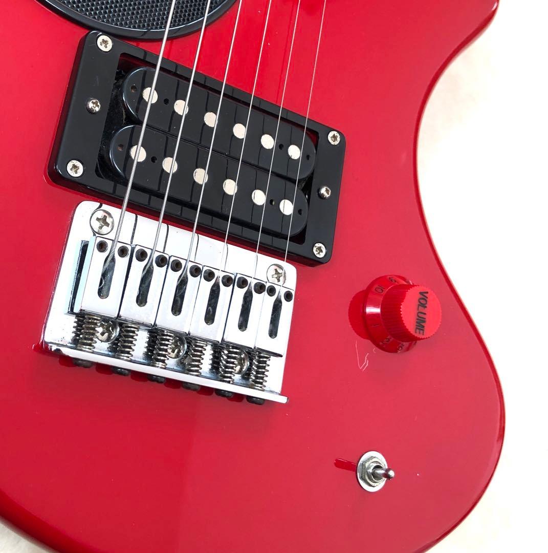 【超美品！】ZO-3 レッド アンプ内蔵ミニギター ヘッドフォン端子付