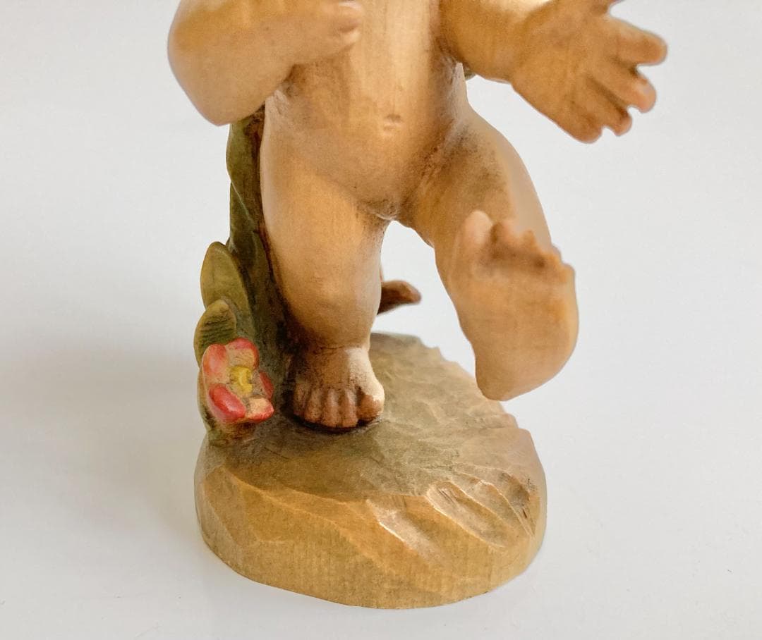 ANRI アンリ Nature Girl 木彫り人形 フェランディス 6インチ