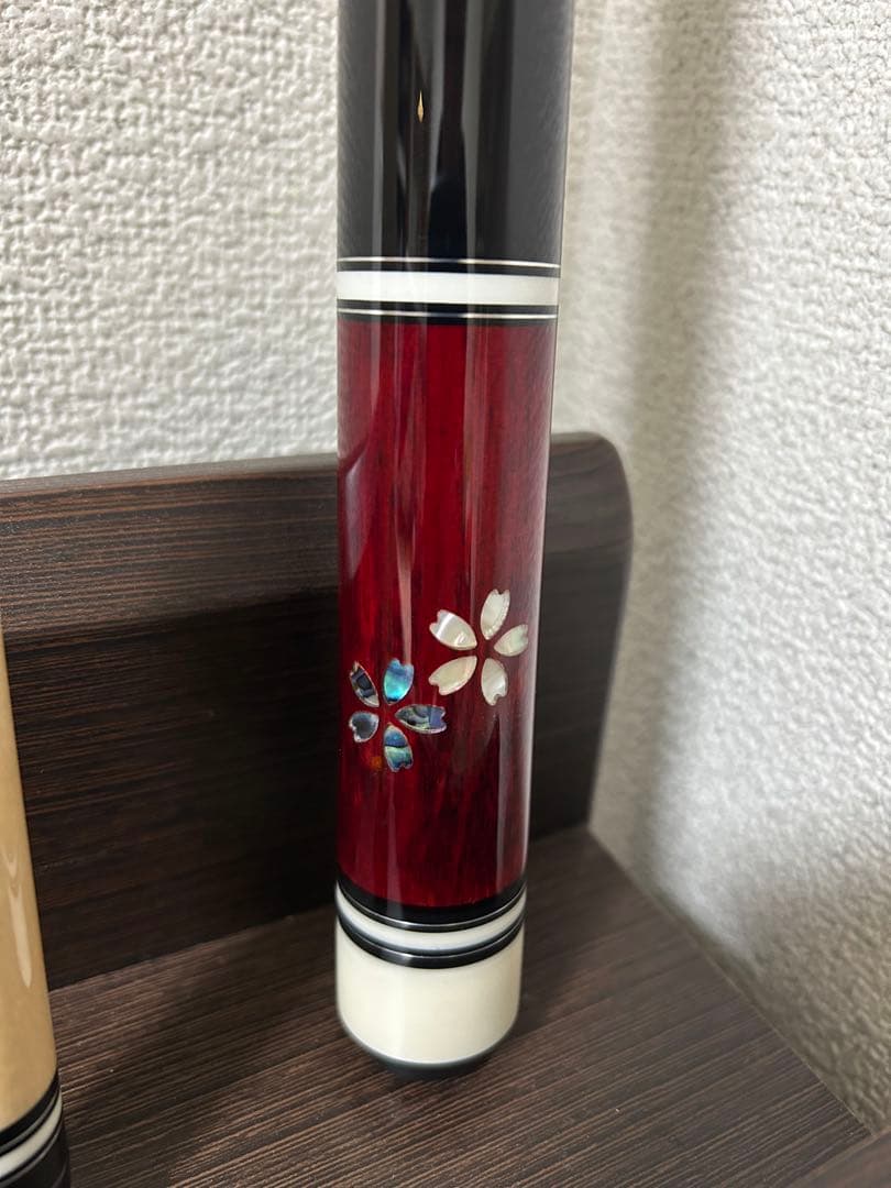 「*」様 桜インレイ　ビリヤードキュー　ラジアル