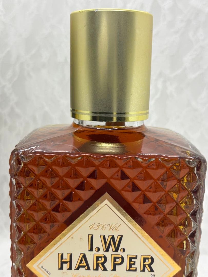 未開封I.W. HARPER 12年ウイスキー 43% 旧ラベル