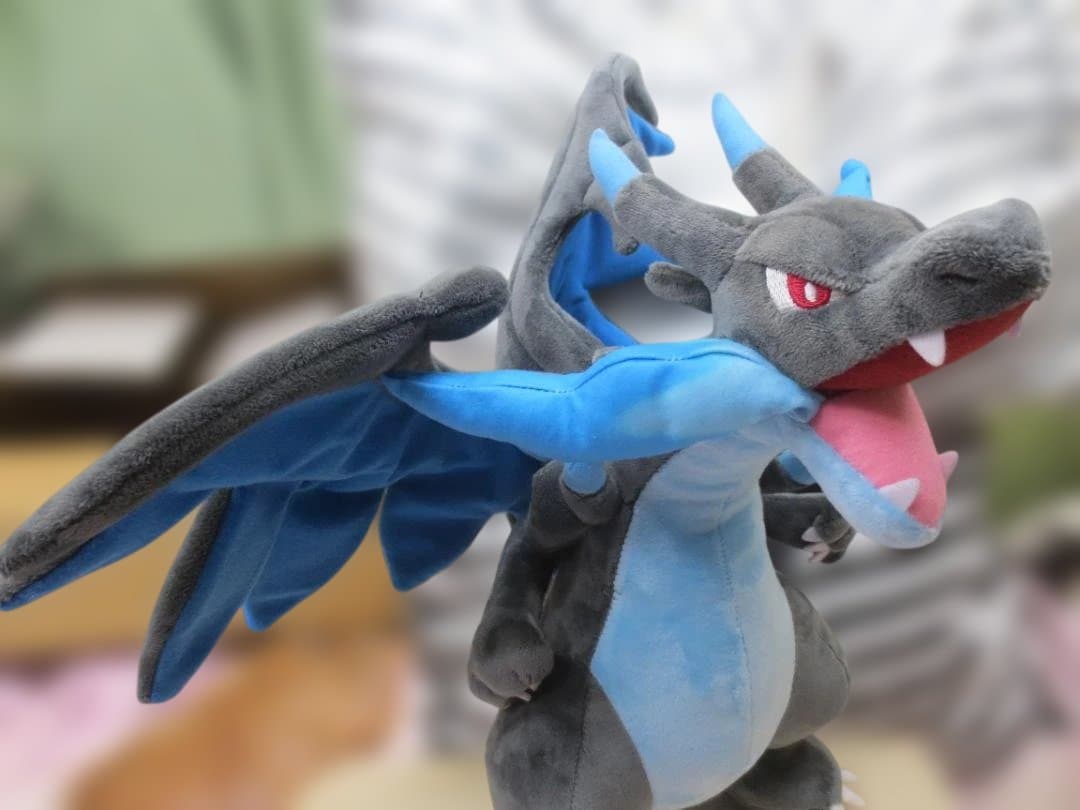 ポケットモンスター　ポケモンセンターオリジナルぬいぐるみ　メガリザードンX