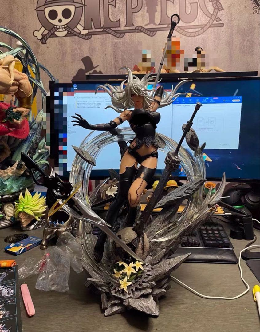 ニーア オートマタ A2 1/6 ガレージキット ガレキ スタチュー ②③