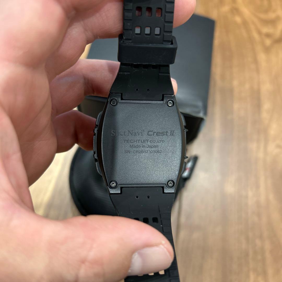 美品 定価33000円 ショットナビ クレスト2 ゴルフGPS腕時計