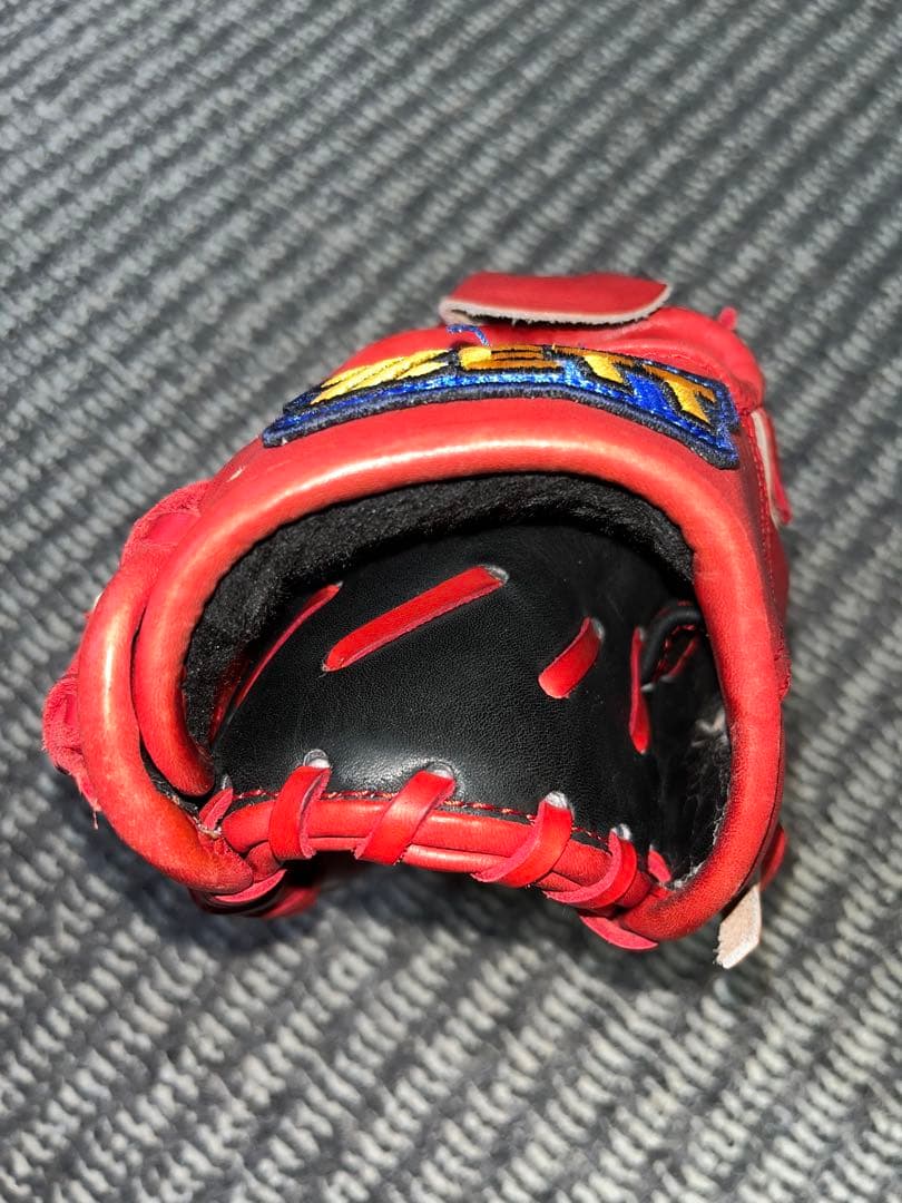 ZETT レッド 野球グローブ
