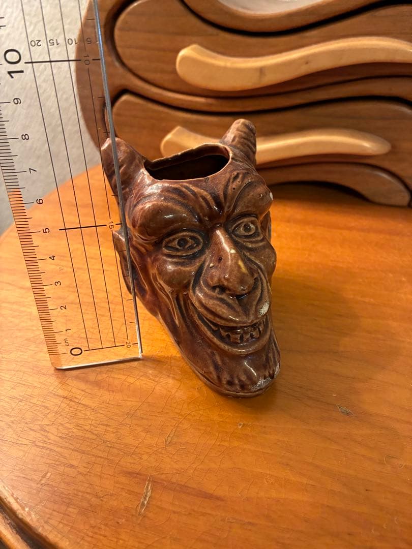 ビンテージ　デビル　悪魔　レッドデビル　ミッドセンチュリー ホラー　レトロ