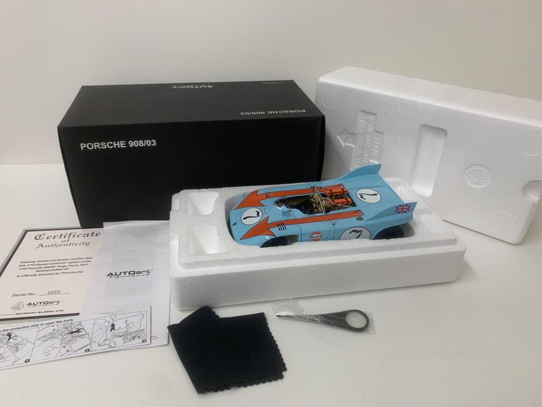 ミニカー 1:18 AUTOart signature PORSCHE 908/03 #7