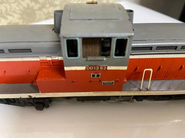 Yジャンク品】鉄道模型 DD13 62 Tenshodo 汚れあり 部品取り S
