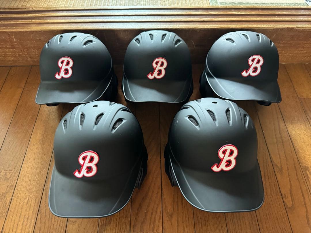 ミズノ製 両耳 つや消しヘルメット