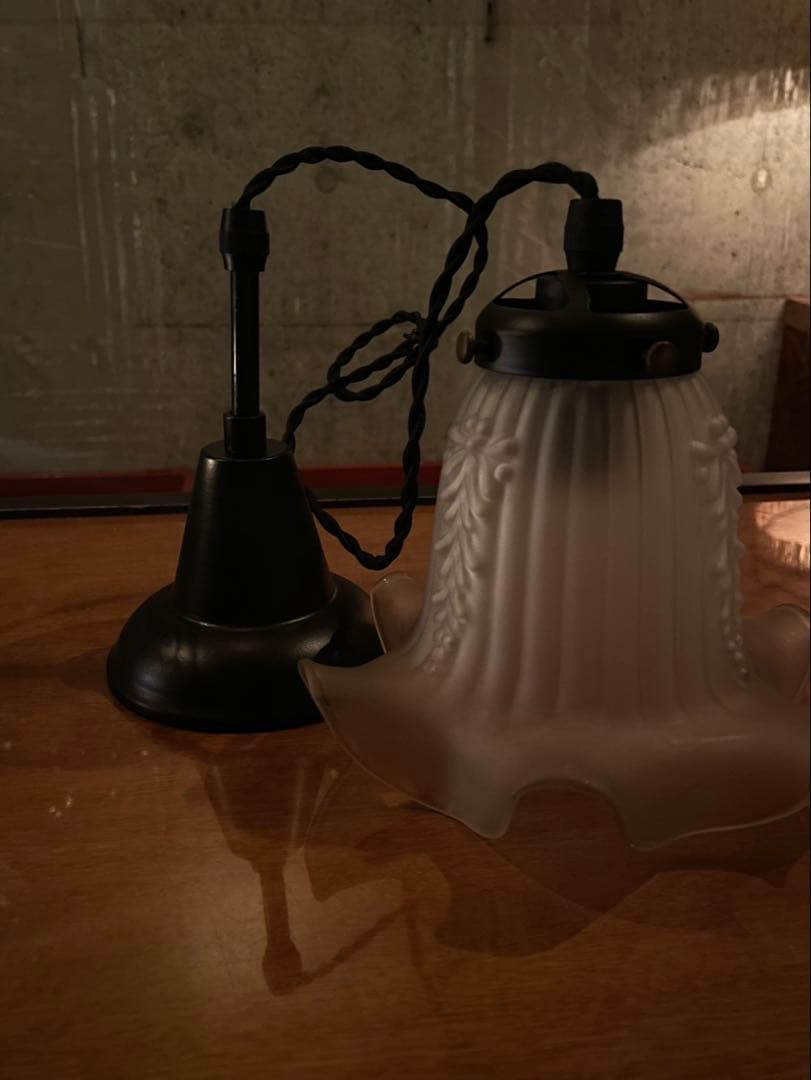 アンティーク フラワー型 ライト