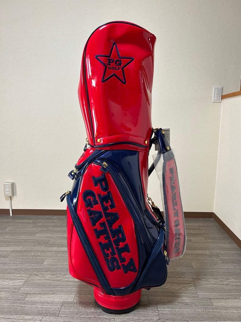 PEARLY GATES パーリーゲイツ　キャディバック 赤と紺　新品タグ付