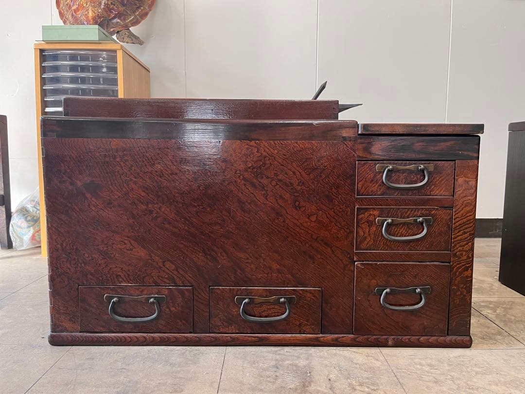 関東火鉢　長火鉢　火搔き・灰掻き　レトロ　アンティーク　骨董　古民具