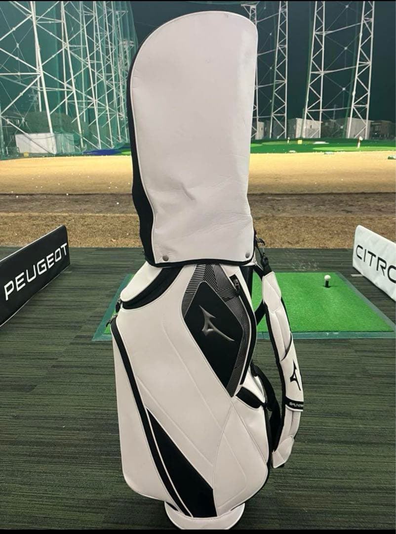 Mizuno ホワイト キャディバッグ