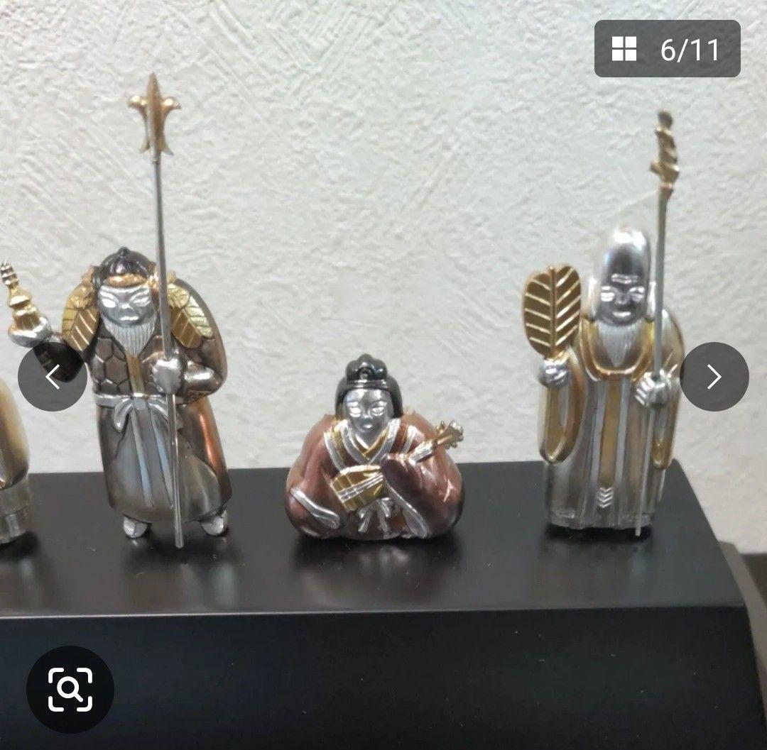 や*ん様 武比古　純銀 恵比寿 大黒 七福神 置物 オブジェ 縁起物